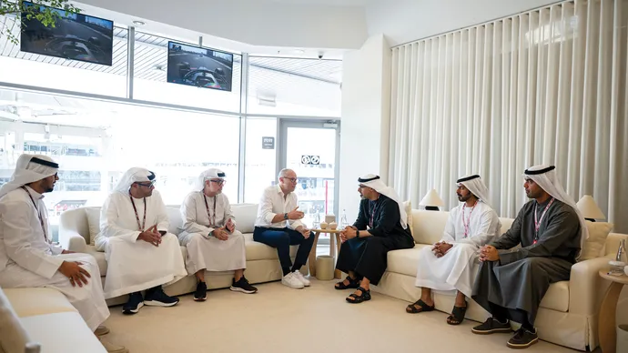 خالد بن محمد بن زايد  يزور فعاليات اليوم الختامي لسباق جائزة الاتحاد للطيران الكبرى للفورمولا 1