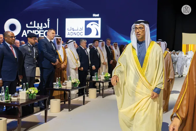 Under the patronage of the UAE President, Mansour bin Zayed inaugurates ADIPEC 2025