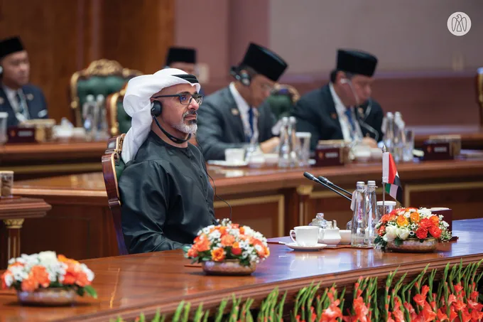 On behalf of the UAE President, Crown Prince of Abu Dhabi leads UAE delegation at 18th BRICS Summit