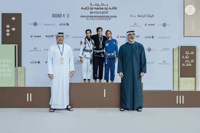 Crown Prince of Abu Dhabi attends fourth round of Khaled bin Mohamed bin Zayed Jiu-Jitsu Championship
