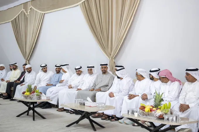 Theyab bin Mohamed bin Zayed offers condolences on the passing of martyr Fuad Saddiq Al Khoori’s sister