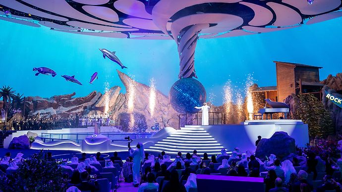 opening celebration SeaWorld Yas Island Abu Dhabi