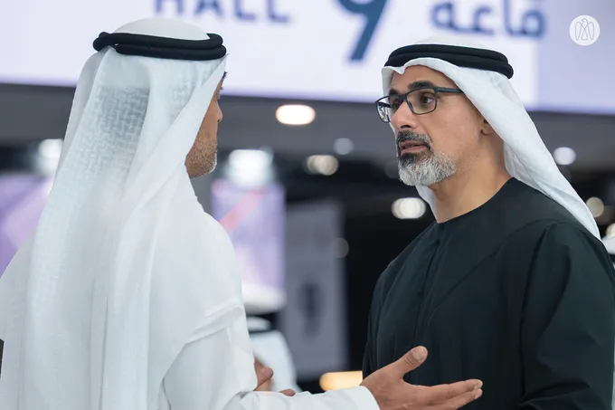 Khaled bin Mohamed bin Zayed visits UMEX and SimTEX 2026