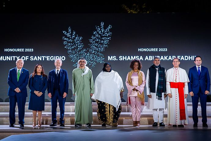 Abdullah bin Zayed attends ceremony honouring winners of 4th Zayed Award for Human Fraternity