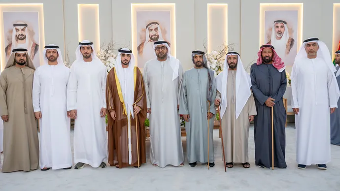 Mohammed bin Hamdan bin Zayed attends Sultan Ali Al Ketbi wedding reception