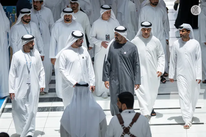Theyab bin Mohamed bin Zayed visits 23rd Abu Dhabi International Hunting and Equestrian Exhibition