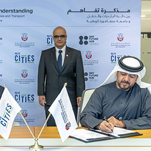 DMT partners with NUS Cities to advance Abu Dhabi’s smart urban development