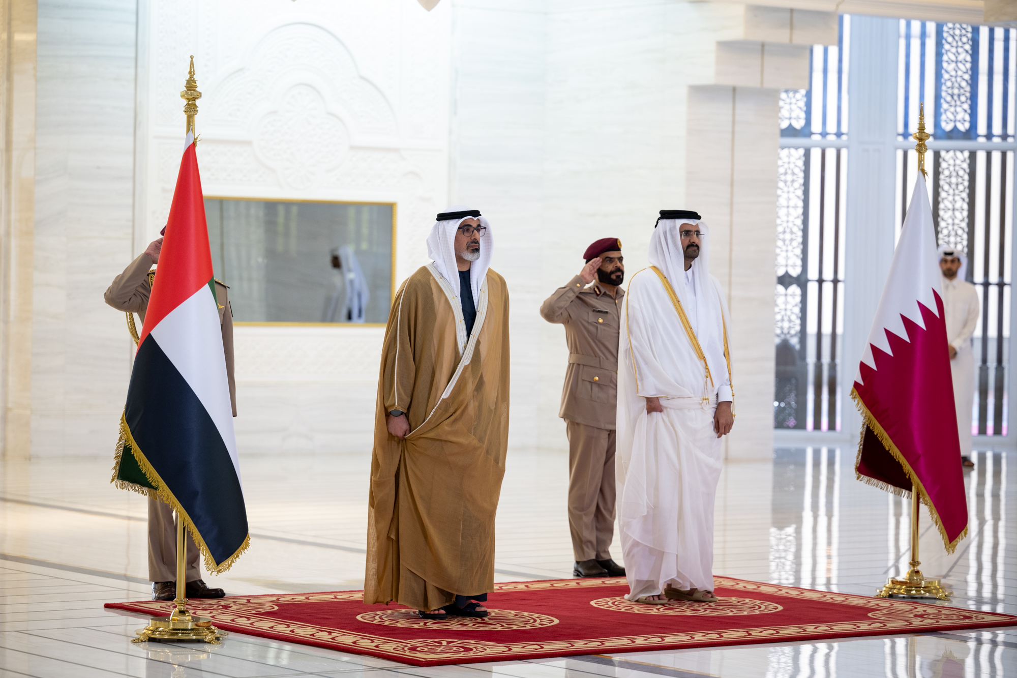 Crown Prince of Abu Dhabi arrives in Doha on official visit